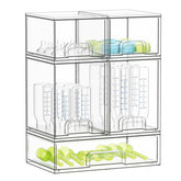 SpaceAid front view clear acrylic organizer showing tidy storage and easy access