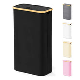 SpaceAid slim hamper front view showing tall narrow profile and neat look