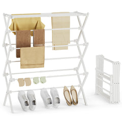 SpaceHidden front view folded showing slim 4-inch storage benefit
