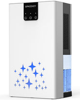 Spacekey front view showing unit and large tank for efficient moisture removal