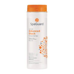 SpaGuard front packaging showing 2 lb label and benefits