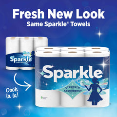SPARKLE roll staged in a kitchen demonstrating quick cleanups