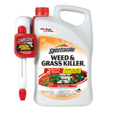 Spectracide front packaging showing 1.33 gal and AccuShot features benefits easy use