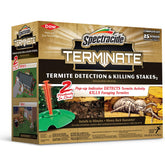 Spectracide front packaging showing 15 stakes and kit benefits