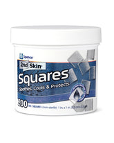 Spenco front packaging showing 2nd Skin 1 inch squares and quantity
