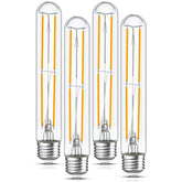 Sphoon T10 front view showing tubular filament and E26 base for decorative warm lighting