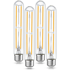 Sphoon T10 front view showing tubular filament and E26 base for decorative warm lighting