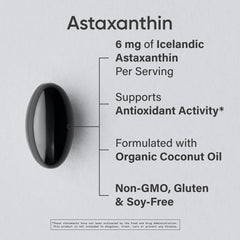 Sports Research close-up of glossy astaxanthin softgel highlighting smooth texture