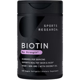 Sports Research front bottle view showing label and high-potency benefit