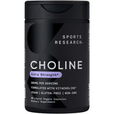 Sports Research front packaging showing bottle and label benefit for focus