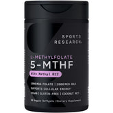 Sports Research front label view showing product name and capsule count for clear choice