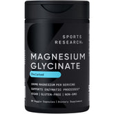 Sports Research front bottle view showing label and capsule count, reliable brand clarity