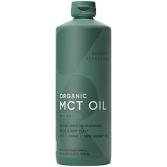 Sports Research front label of 32oz MCT oil showing product identity and benefits