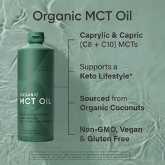 Sports Research MCT oil blended into coffee for creamy texture and quick fuel