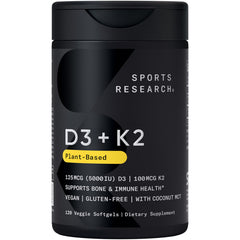 Sports Research bottle front label showing product name and benefits