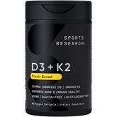 Sports Research front packaging showing plantgels and clear benefits