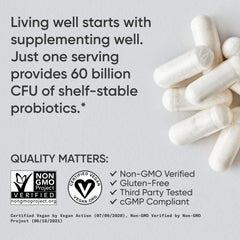 Sports Research infographic of 12 probiotic strains for digestive support