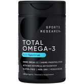 Sports Research front bottle view showing product and benefits
