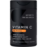 Sports Research front packaging showing the bottle and branding, clear product ID and benefit