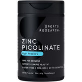 Sports Research front bottle showing product benefits and 120 softgels