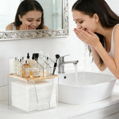 spospo u-shaped opening detail allowing one-handed towel dispensing for hygiene