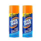 Spot Shot aerosol can front view showing label and 14 oz size for quick spotting