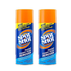 Spot Shot aerosol can front view showing label and 14 oz size for quick spotting