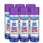 Sprayway front packaging showing lavender glass cleaner and streak-free benefit