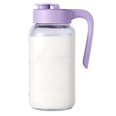 Spreccio front view mason jar pitcher showing design and capacity benefit