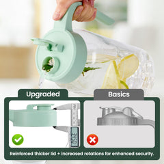 Spreccio wide mouth interior view for easy filling and thorough cleaning convenience