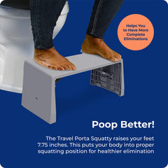 Squatty Potty close-up texture detail showing smooth surface for easy cleaning