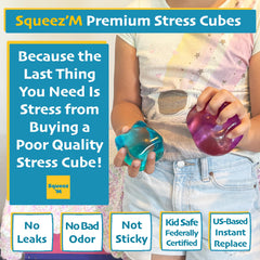 Squeez'M close-up of outer shell texture highlighting tear-resistant surface benefit