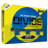 Srixon front packaging showing blue yellow balls and clear branding for easy identification