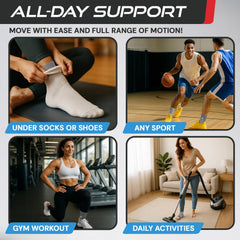 SS SLEEVE STARS open heel design preserving mobility and natural gait