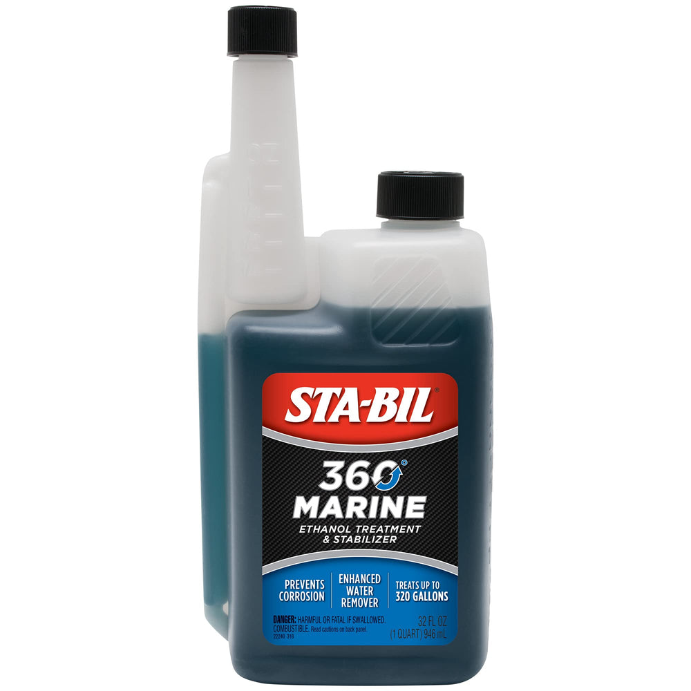 STA-BIL 360 front label showing product benefits and usage