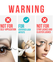 STACY LASH cap and precision nozzle detail for controlled professional application