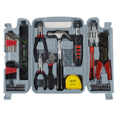 Stalwart gray closed case front view showing portability and compact storage benefit