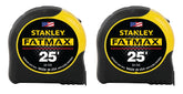 STANLEY FatMax two-pack front view showing durable cases and labels for reliable jobsite use
