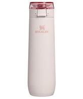 STANLEY Flowstate front view in Rose Quartz showing sleek shape and color benefits