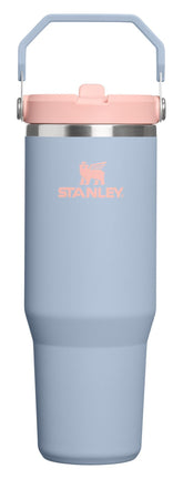STANLEY front view of IceFlow 2.0 in Blue Dream showing full 30 oz capacity and portability