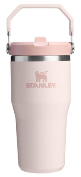 STANLEY IceFlow 2.0 front view shows Rose Quartz finish and travel-ready design