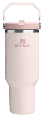 STANLEY front view of 40 oz IceFlow 2.0 in Rose Quartz showing capacity and design benefits