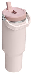STANLEY handle and base of tumbler highlighting easy-carry convenience and cupholder fit