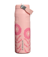 STANLEY bottle front view in Sorbet Garden showing color and shape for portable hydration