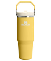 STANLEY IceFlow front view in daffodil showing durable recycled stainless exterior