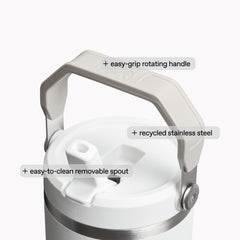 STANLEY IceFlow large handle being carried showing comfortable grip and portability benefit