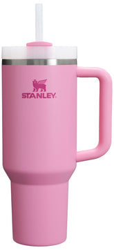 STANLEY Quencher H2.0 front view in Peony showing capacity and stylish finish
