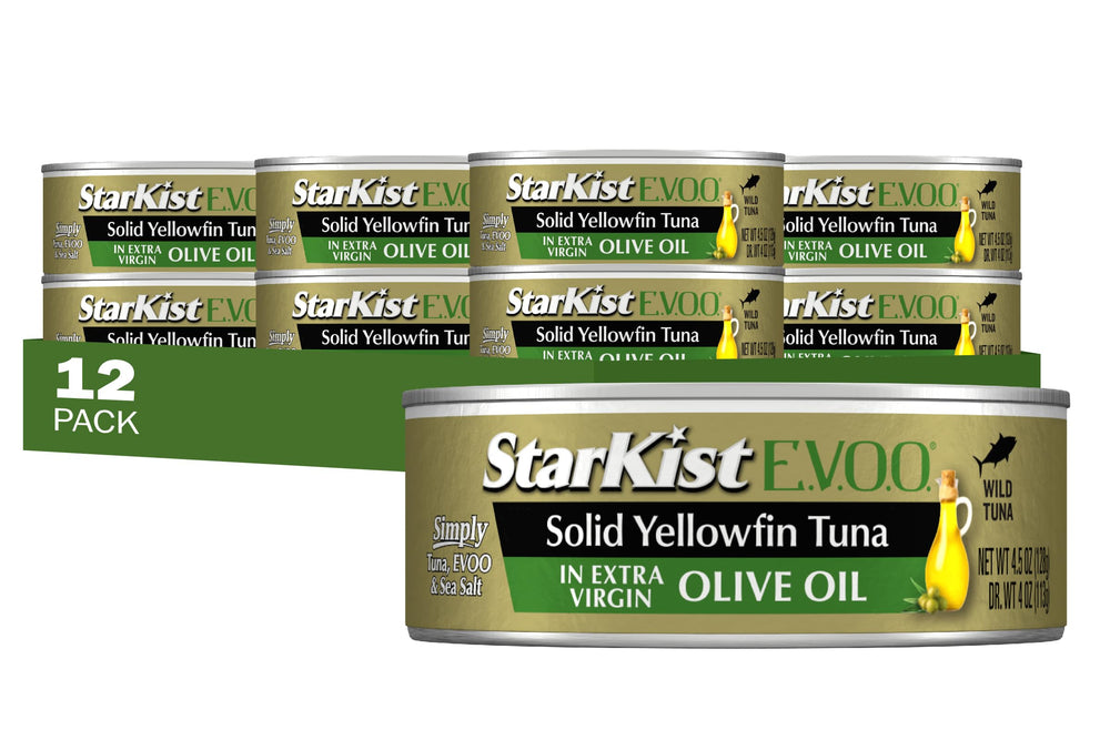 StarKist E.V.O.O. front can showing brand and label for quick recognition