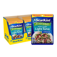 StarKist 24-pack pouches front view showing bulk convenience and freshness