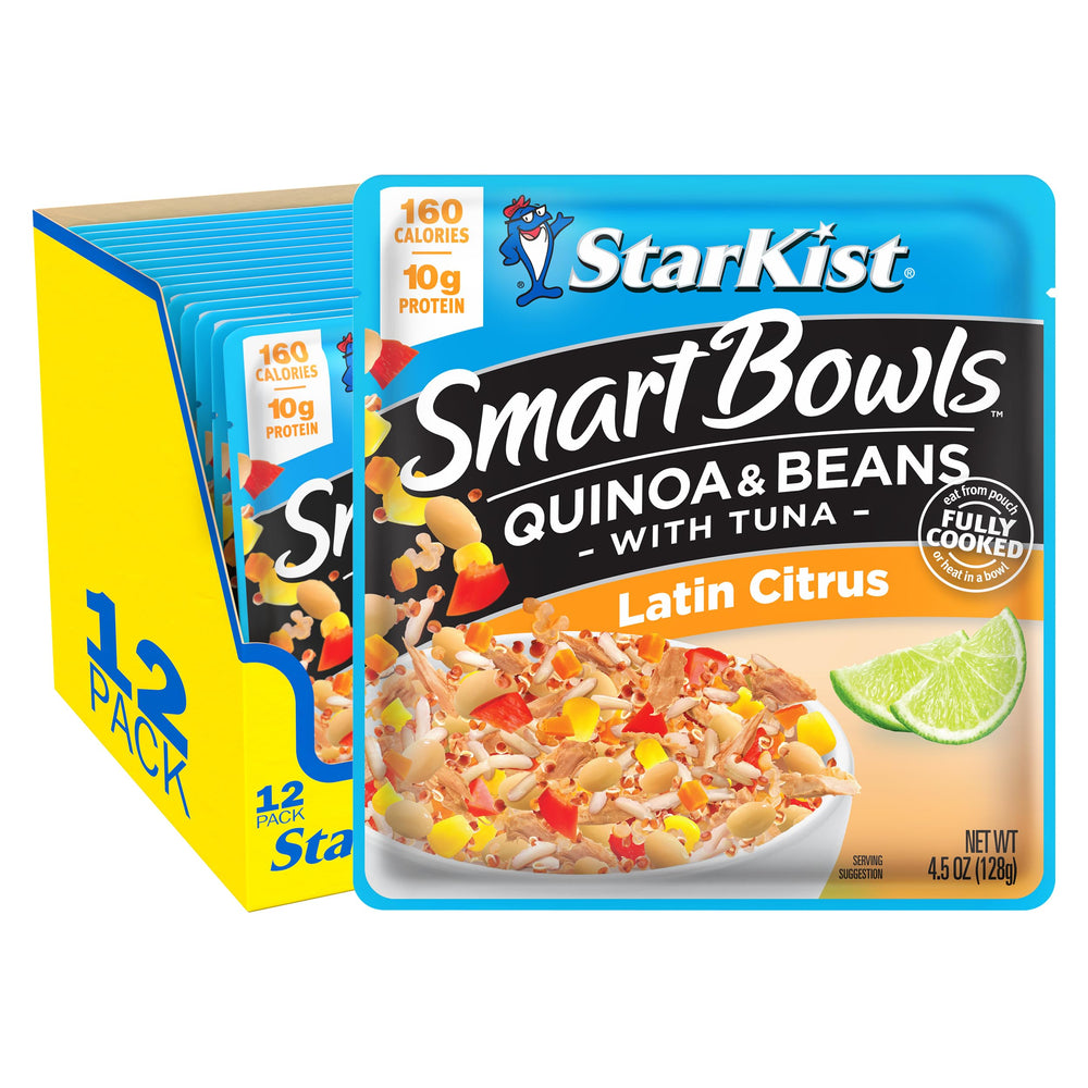 StarKist Smart Bowls front pouch showing Latin Citrus packaging and convenience